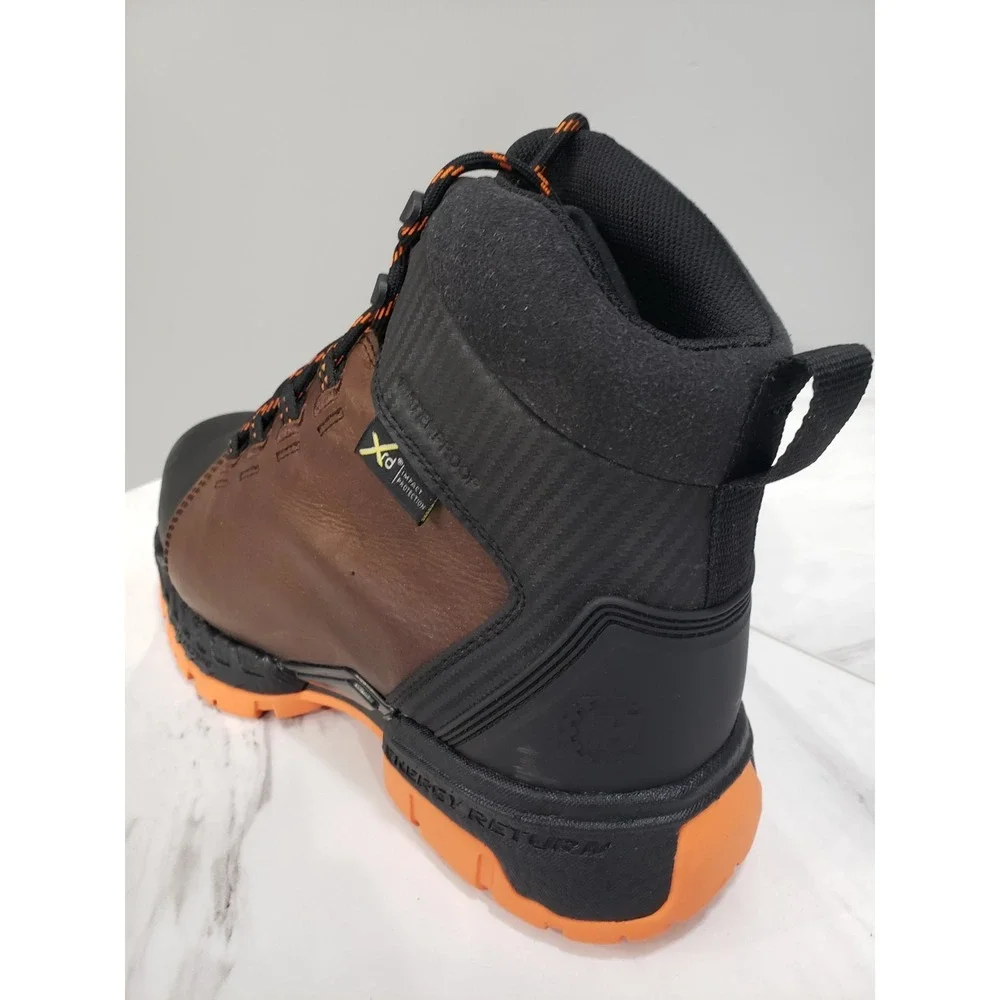 EXTRA WIDE 11.5 FootRests 2.0‎ XERGY Brown Nano Toe EH, Mt WP Hiker Work Boot